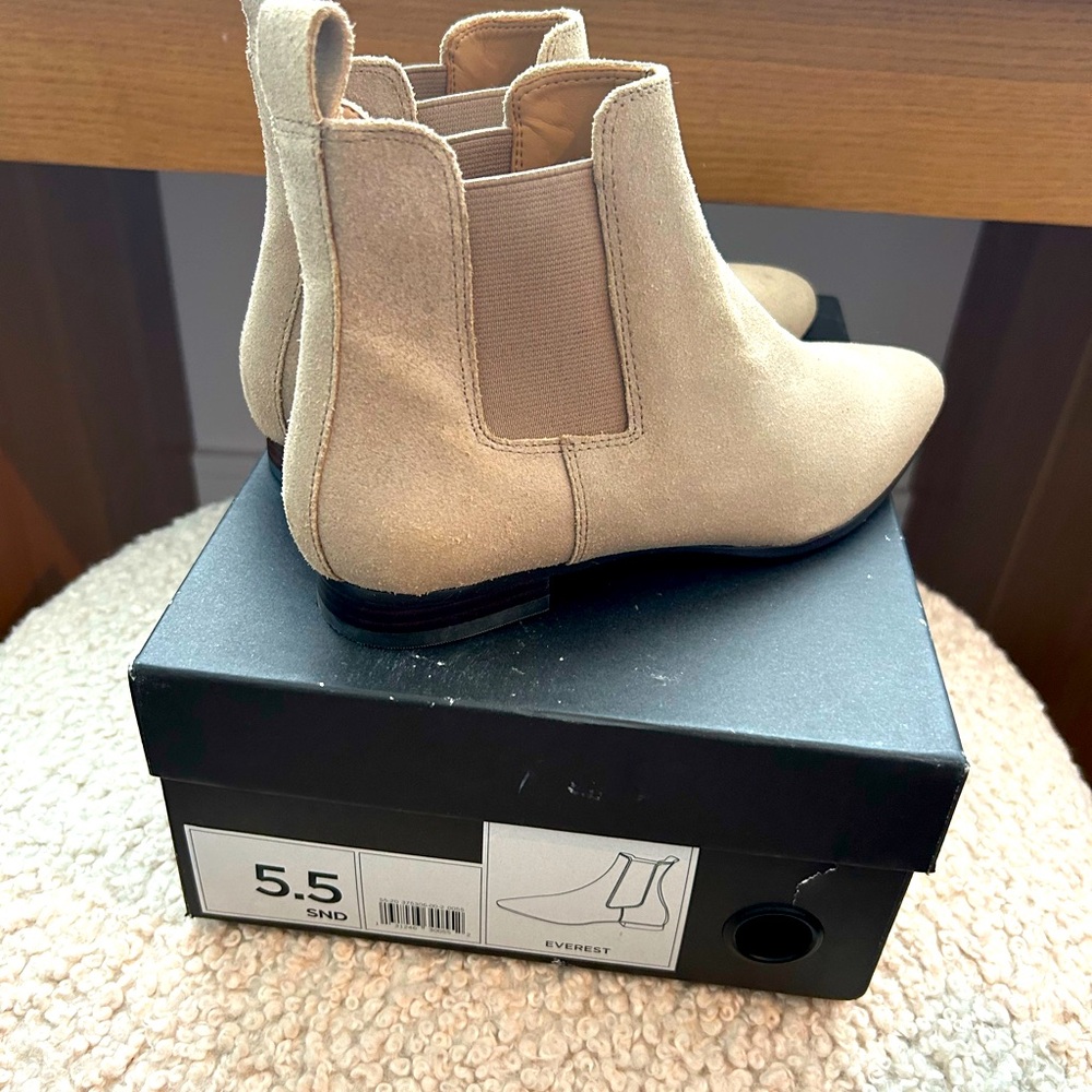 Banana Republic Suede Low Boots- size 5.5